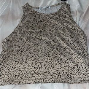 Leopard Print Sleeveless Top